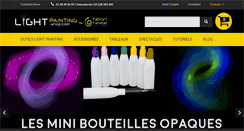 Desktop Screenshot of lightpainting-shop.com