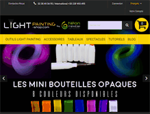 Tablet Screenshot of lightpainting-shop.com